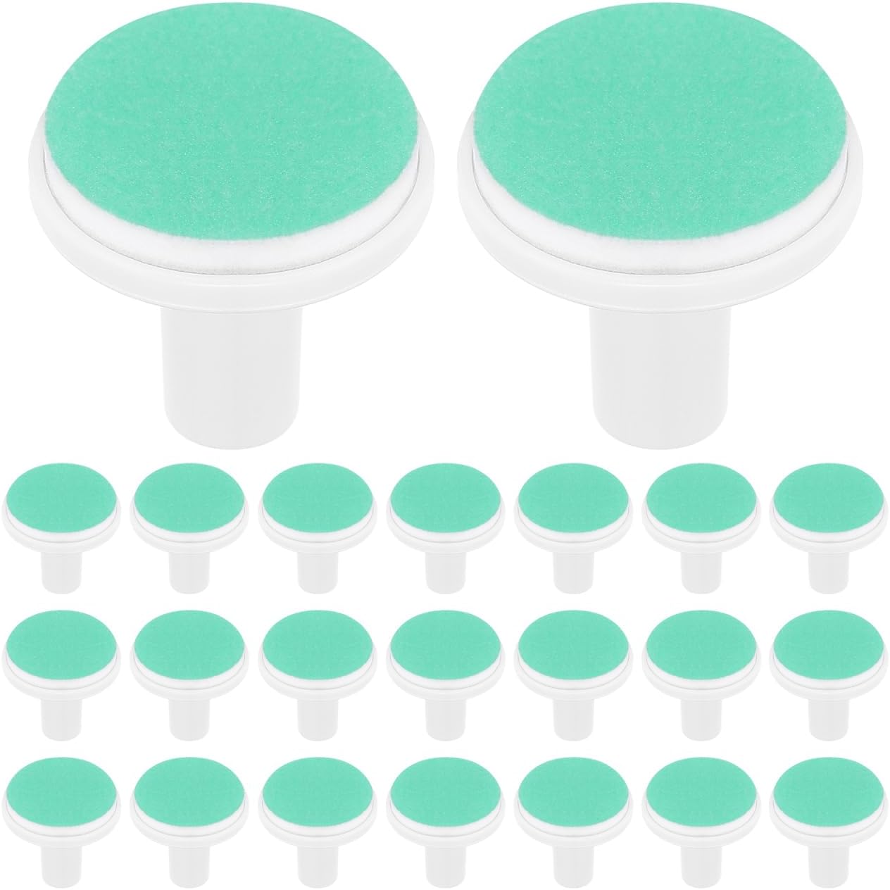 POPETPOP Baby Electric Nail File Replacement Pads 24 Pcs Grinding Heads for Infant Toddler Nail Trimmer Safe Soft Sandpaper Material Easy Install
