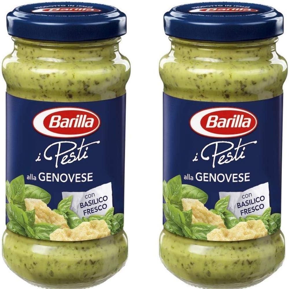 Barilla: "Pesto alla Genovese" With fresh basil - 6.7Ounce (190g) Bottles (Pack of 2)