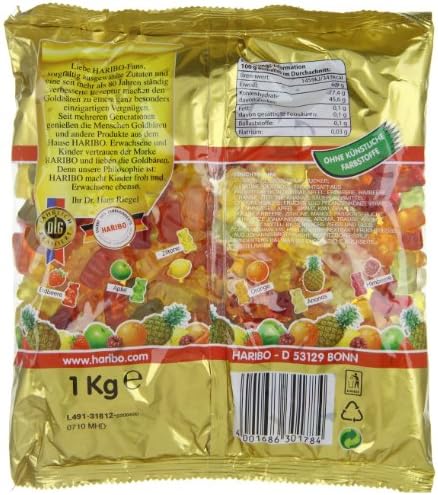 Haribo Gold Bear (from Germany) 1kg x 2 bags