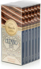 Venchi - Bundle of 6 Cremino 1878 Bar - with Milk Chocolate, Gianduja, Piedmont Hazelnuts, 21.16oz - 3.88oz each bar - Gluten Free - Family Pack