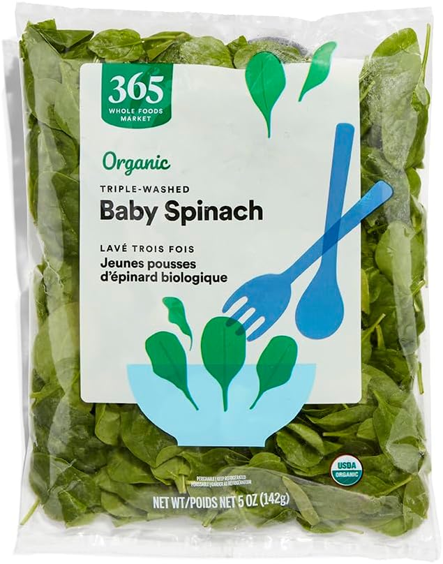 365 by Whole Foods Market, Organic Baby Spinach, 5 oz