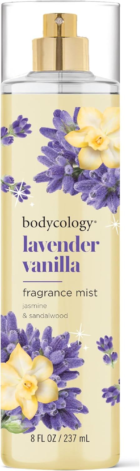 Bodycology Long-Lasting Fragrance Body Mist, Lavender Vanilla, 8 fl oz