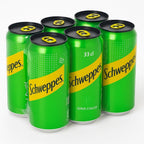 Schweppes's Virgin Mojito Non-Alcoholic Carbonated Soft Drink Each 330ml - Pack of 6