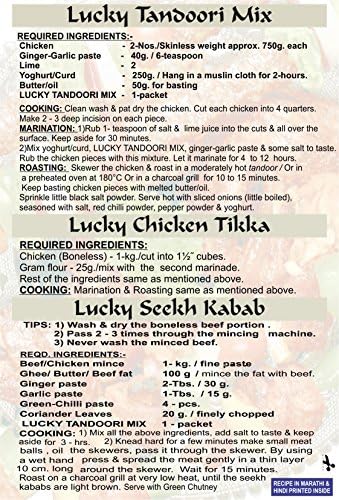 Lucky BBQ Combo 5 Pack (Chicken Tandoori, Shami Kabab, Chicken Lollipop, Chicken 65, Chicken Fry)