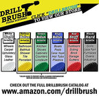 Drillbrush 5" Round Soft Bristle Scrub Brush Power Drill Attachment - Car Carpet Cleaning - Interior Detailing Tool - Tire Cleaner Drill Attachment - Automotive Seat Cleaning Brush - Wheel Polishing