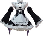Ainiel Valentines Day Outfit Women Anime Cosplay Lolita Fancy Dress Maid Dress With Socks Headwear Sets