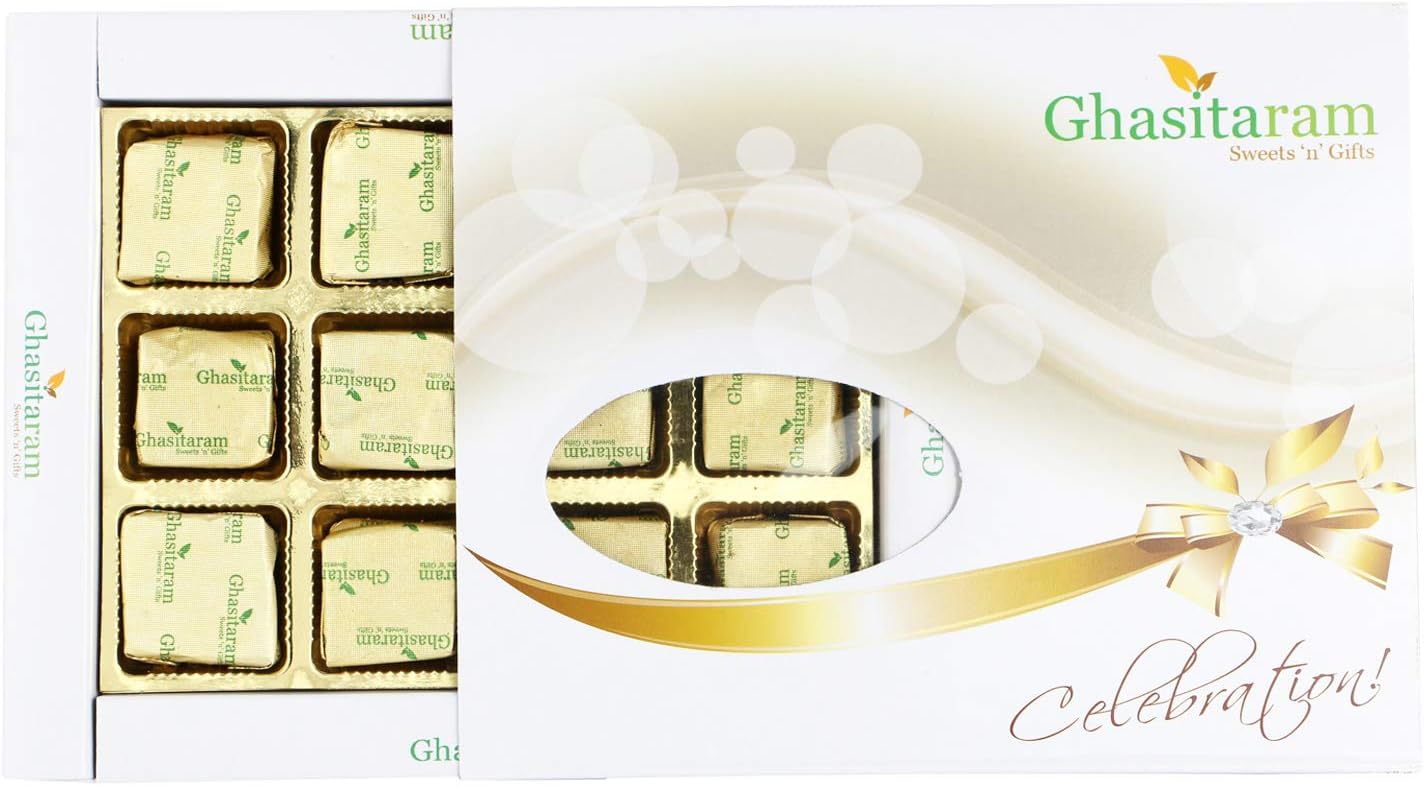 Valentine Gifts - Valentine Chocolates Ghasitaram Gifts - Ghasitarams Sugarfree Chocolates Assorted Sugarfree Chocolates 12 pcs White Box