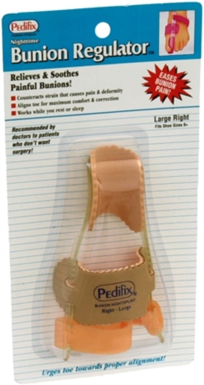 PediFix Nighttime Bunion Regulator, Large Right