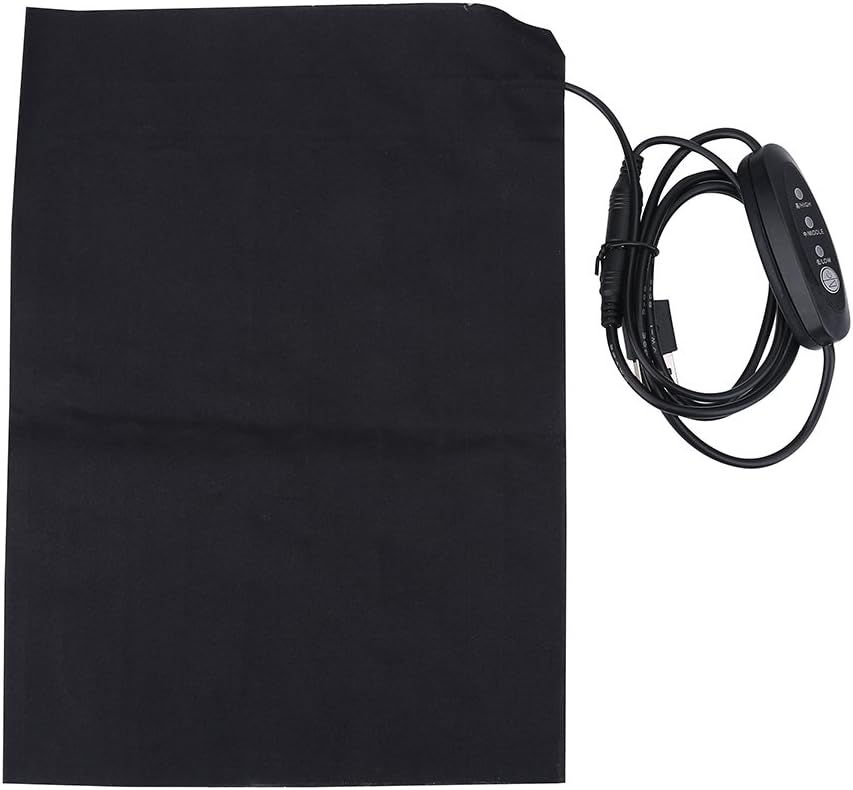 1 Pc Electric Heating Pad, Pure Enrichment Pure Relief Heating Pad, 5V 2A Lightweight Electric USB Heating Heated Pad Accessory for Outdoor and Indoor