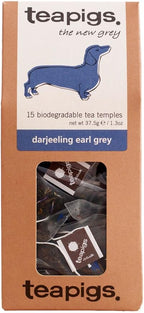 Teapigs Darjeeling Earl Grey Tea Bags Made with Whole Leaves (1 Pack of 15 Tea Bags)