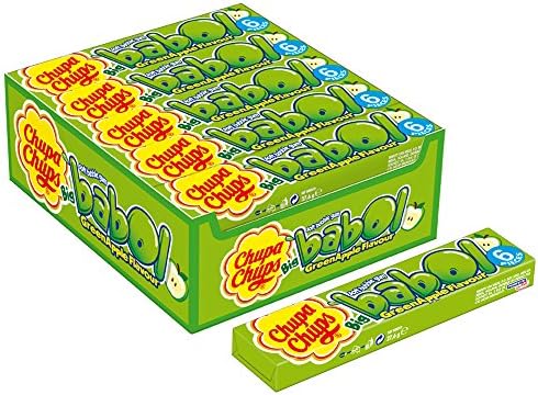 Chupa Chups Big babol Green Apple 20 Pieces (552g)