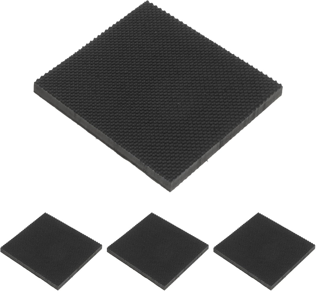 Beaupretty High Heel Shoe Pads Non-Slip Adhesive Sole Protectors 2 Pairs Black 60mm X 60mm Sturdy Anti-Skid Heel Grips Preventing Slips
