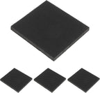 Beaupretty High Heel Shoe Pads Non-Slip Adhesive Sole Protectors 2 Pairs Black 60mm X 60mm Sturdy Anti-Skid Heel Grips Preventing Slips