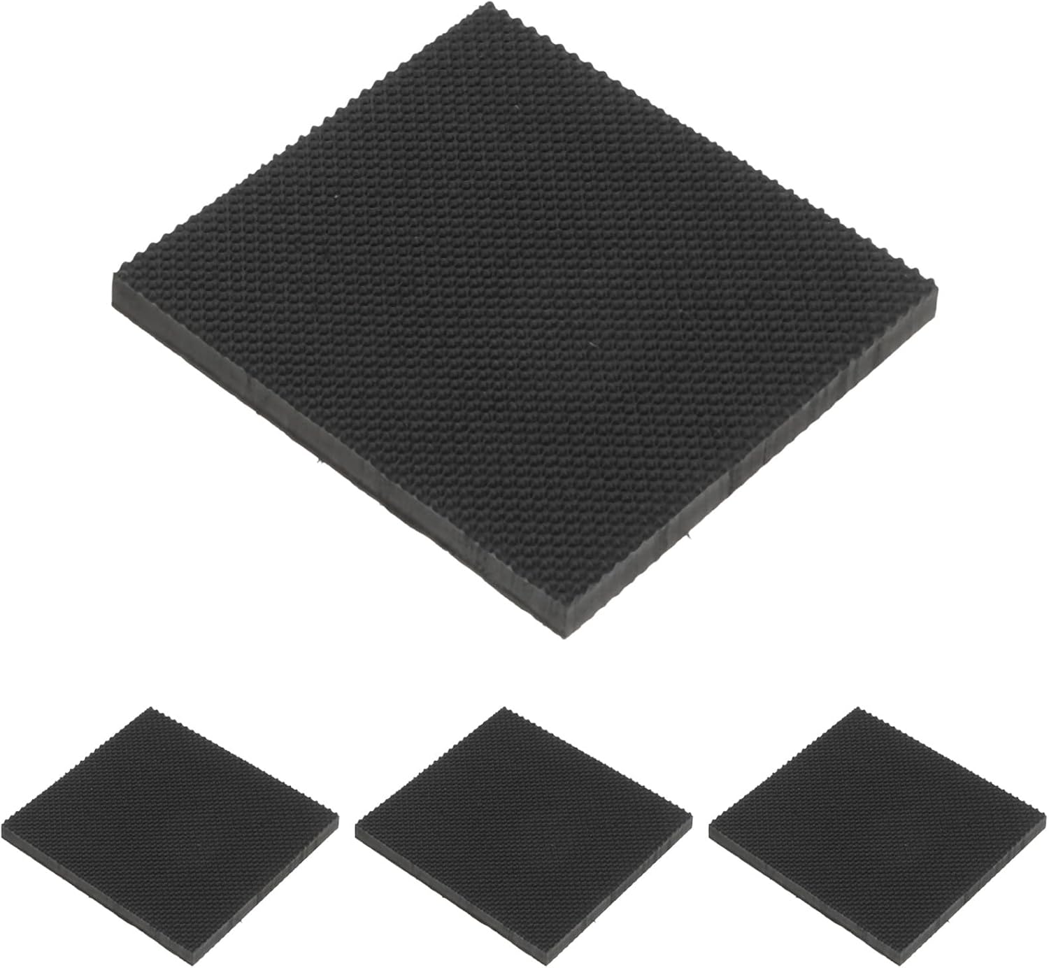 Beaupretty High Heel Shoe Pads Non-Slip Adhesive Sole Protectors 2 Pairs Black 60mm X 60mm Sturdy Anti-Skid Heel Grips Preventing Slips