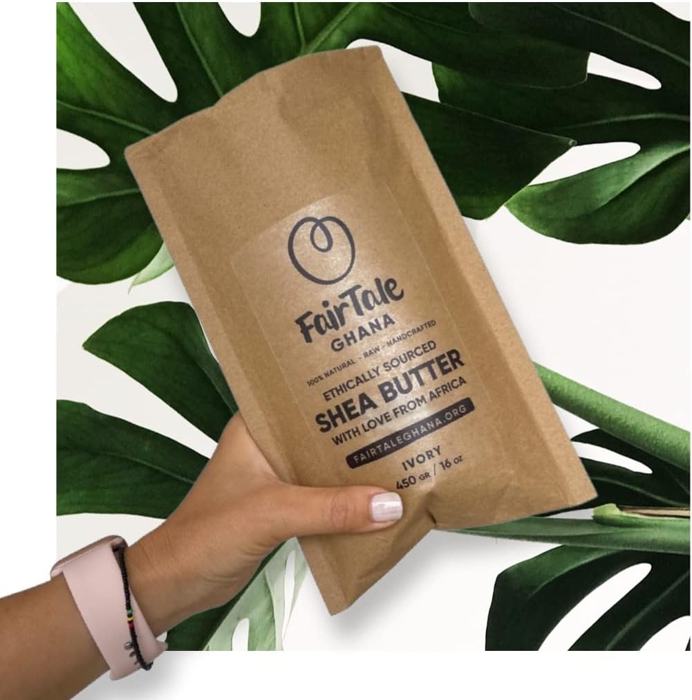 Raw African Shea Butter 16 oz | 450 g - 100% Natural, Unrefined, Handcrafted from Ghana