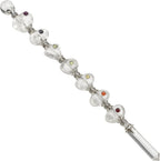 Amazing Gemstone Crystal Chakra Wand Healing Crystal Wands Witchcraft - Clear Quartz Tumbled Crystal Wand for Meditation, Witchcraft, Healing, Yoga, Magic and More - Crystals and Healing Stones Gift