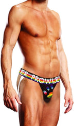 Prowler Black Oversized Paw Jock XL - UK Waist Size - 34" - 38" - One Count, Multicolor, 34-38