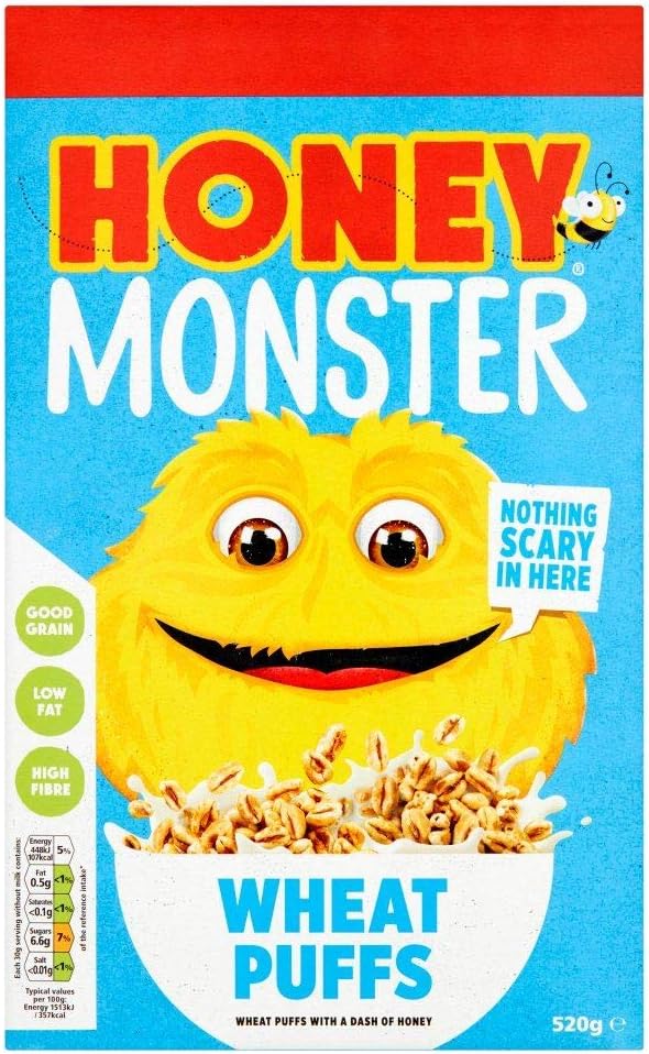 Honey Monster Puffs - 520g - Pack of 2