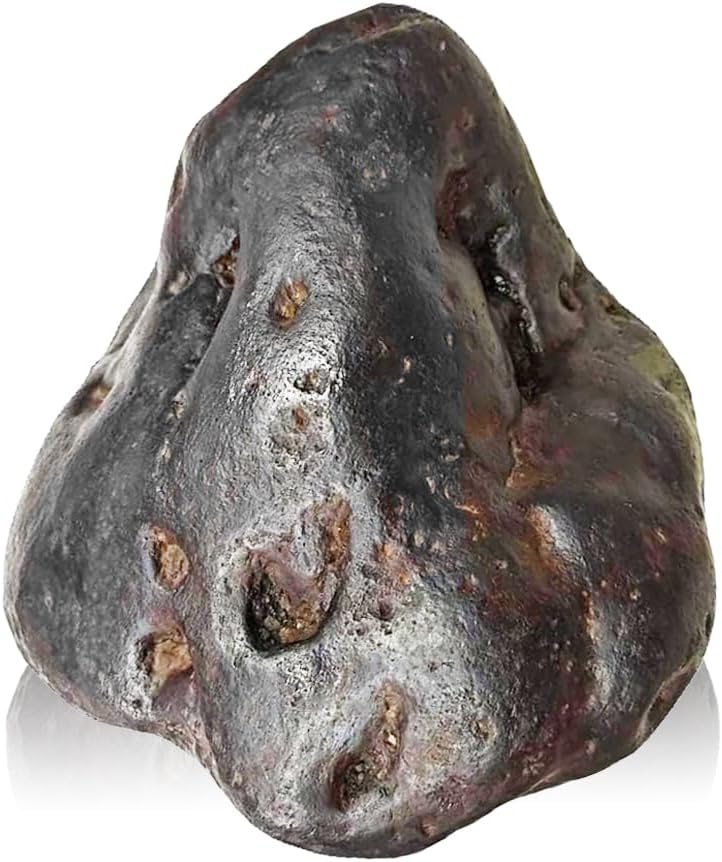 Rocks and mineralsNatural Iron nickelMeteoriteSpace Rock Fragment raw meteoritelodestoneDesktop Ornament for Meteorite Appreciation and Collection (Small)