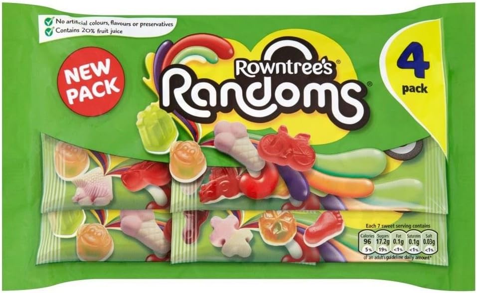Rowntrees Random Bag 50G x 4
