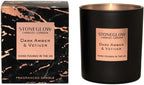 Stoneglow Candle Luna Collection Dark Amber & Vetivert Tumbler