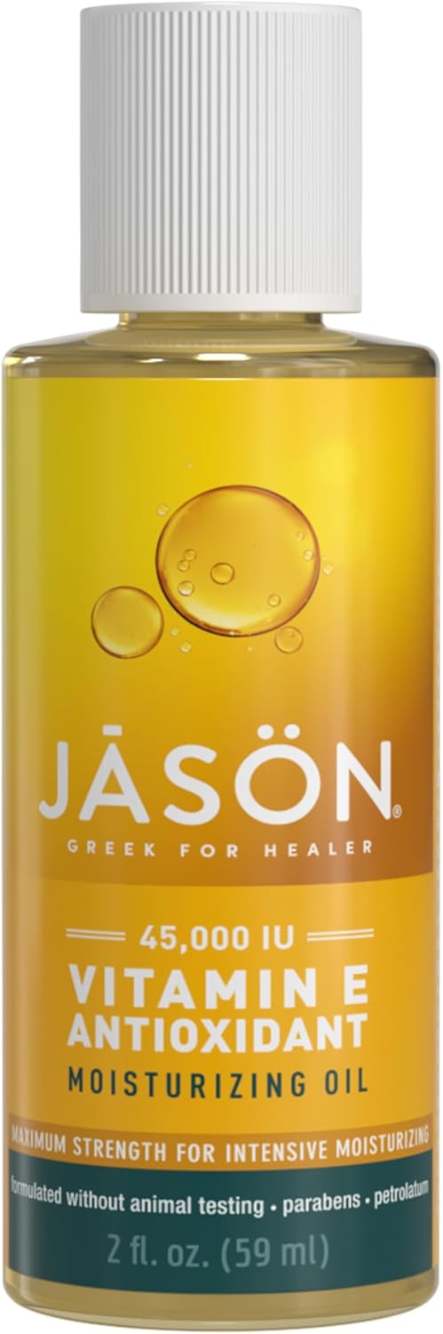 JASON Vitamin E 45,000 IU Moisturizing Oil , For Maximum Strength, 2 Fluid Ounces