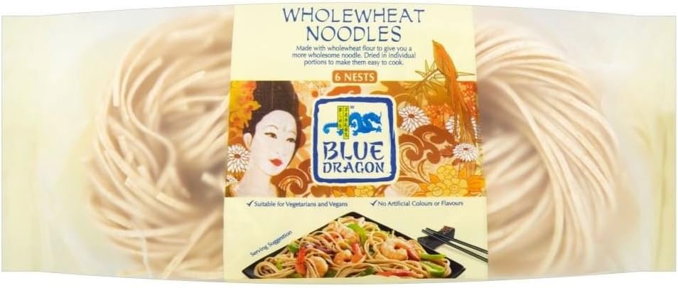 Blue Dragon Whole Wheat Noodles Nest (6 per pack - 300g)