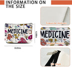 ShiQiao Spl Medical Storage Bag Travel Accessories Medicine Meds Organiser Pouch with Zipper Medicine Bag for Women Men Portable First Aid Organiser for Travel Camping Home Christmas Birthday Gifts