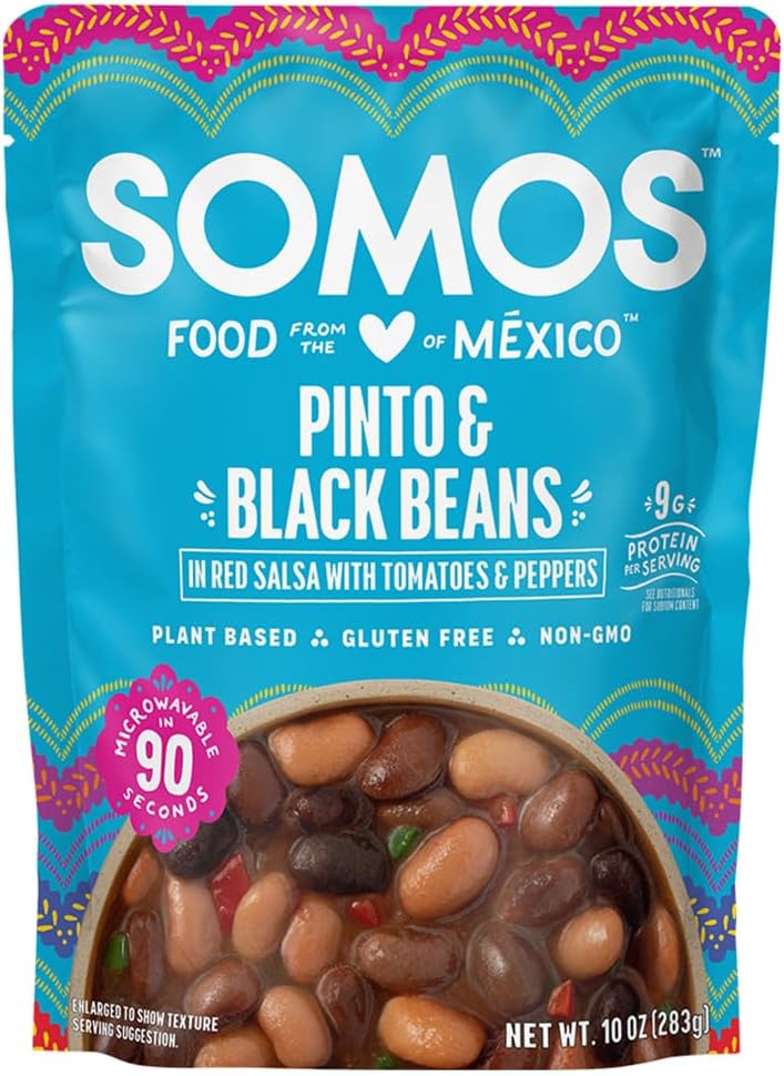 Somos, Beans Black Pinto, 10 Ounce