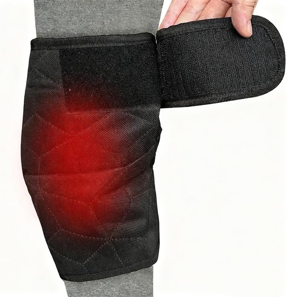 Heated Knee Brace Wrap, 3 Adjustable Heat Levels Heated Knee Pad, Knee Warmer for The Elderly in Cold Weather, Heat Therapy for Knee Pain Relief, Knee Joint Pain, Arthritis