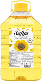 Safya - 100% Pure Sunflower Oil, (5 L) 1.32 Gallon