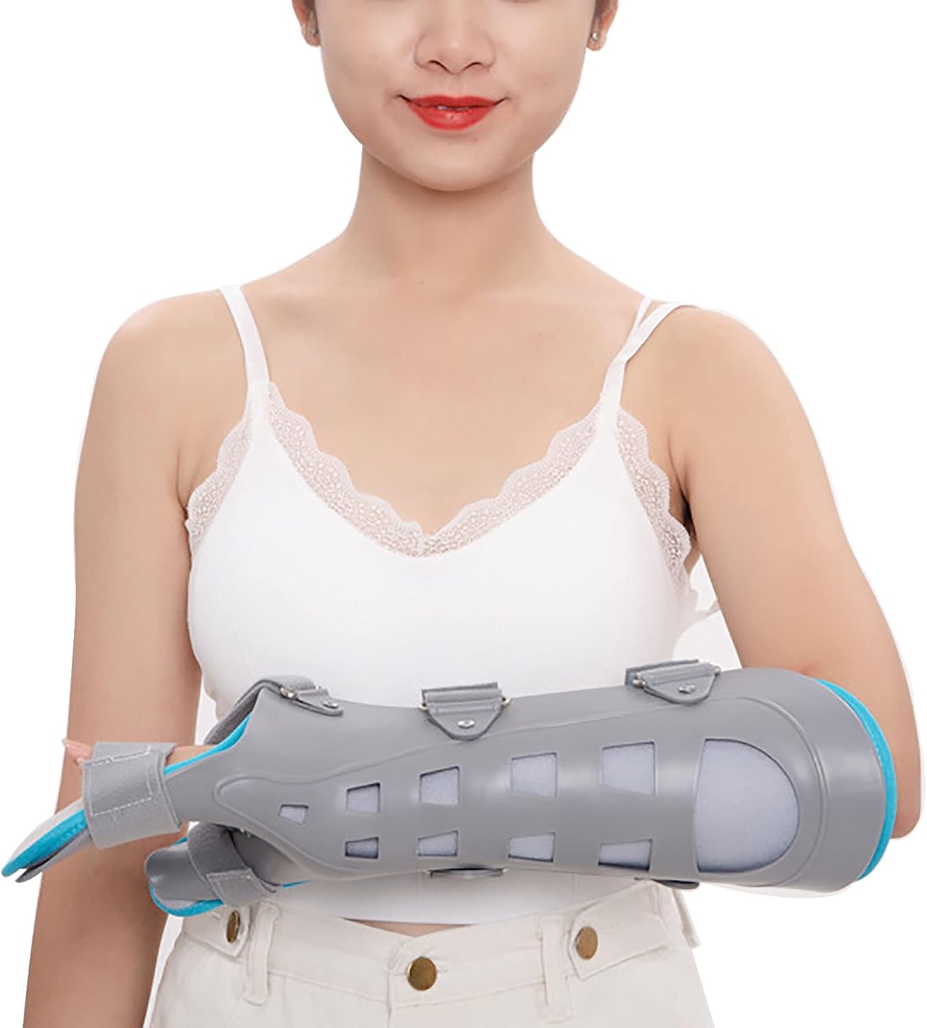 Stroke Hand Splint Resting Hand Splint Soft Resting for Flexion Contractures Comfortably Stretch and Rest Arthritis Tendonitis Carpal Tunnel Pain Functional Sprains Fractures,Left Hand