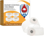 4PCS Ring Nursing, Silicon Foot Fat Weight Loss Health Massage Toe Ring,Acupressure Foot Ring Comfortable and Discreet