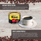 AFRICAFE - Organic Instant Coffee - Tanzania - 100% Arabica and Robusta - 100g Metal Tin