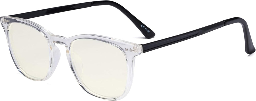 Eyekepper Blue Light Filter Glasses Men Women - Blocking UV Rays Anti Screen Glare Retro Computer Reading Eyeglasses
