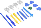 JTLB Disassembly Tools, Plastic Opening Prying Bar Triangular Spudger Repair Kit with Multiple Metal and PVC Tools for Electronics Phone Tablet Laptop Camera Repair