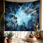 Starry Sky Astrology Tapestry – Celestial Space Constellation Wall Hanging for Bedroom, Living Room, Office