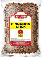 SHUDH Cinnamon Sticks 1 LB | Cassia Cinnamon | Canela | Perfect for Baking, Cooking & Beverages & Oatmeal| 2 3/4" Length | 100% Raw From Indonesia