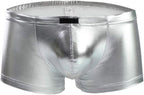 Mendove Mens Liquid Metallic Hot Body Boxer Swimsuit Waterproof