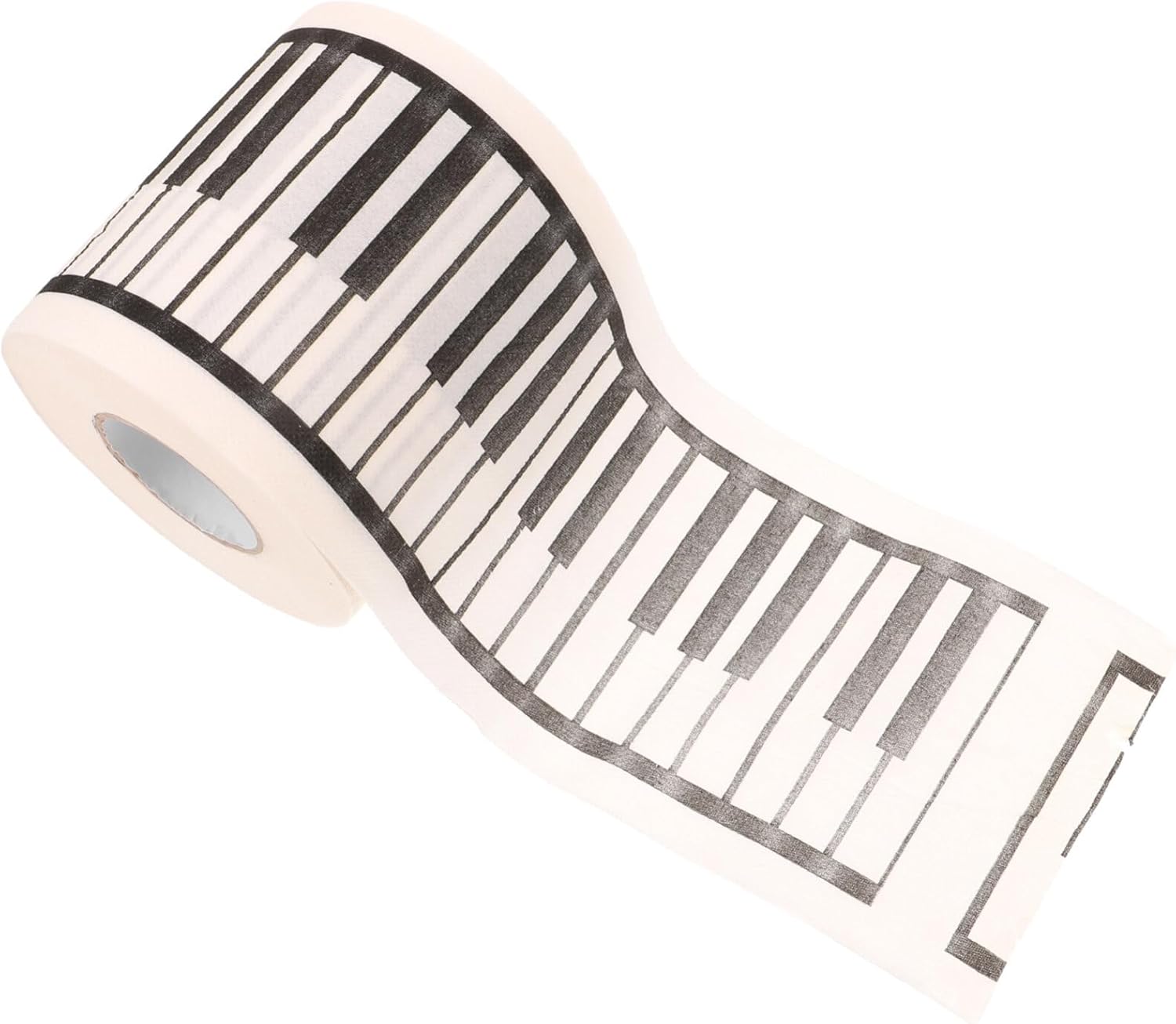 iplusmile 1roll Piano-themed Tissue Paper for Bathroom Soft Decorative Toilet Paper Music Prints Creative Design for Home Use and Parties