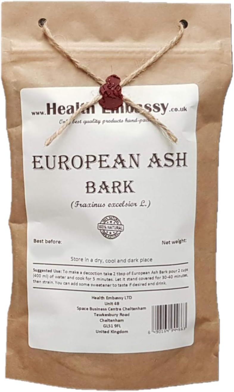 Health Embassy European Ash Bark | Fraxinus excelsior L | Herbal Tea (100g)