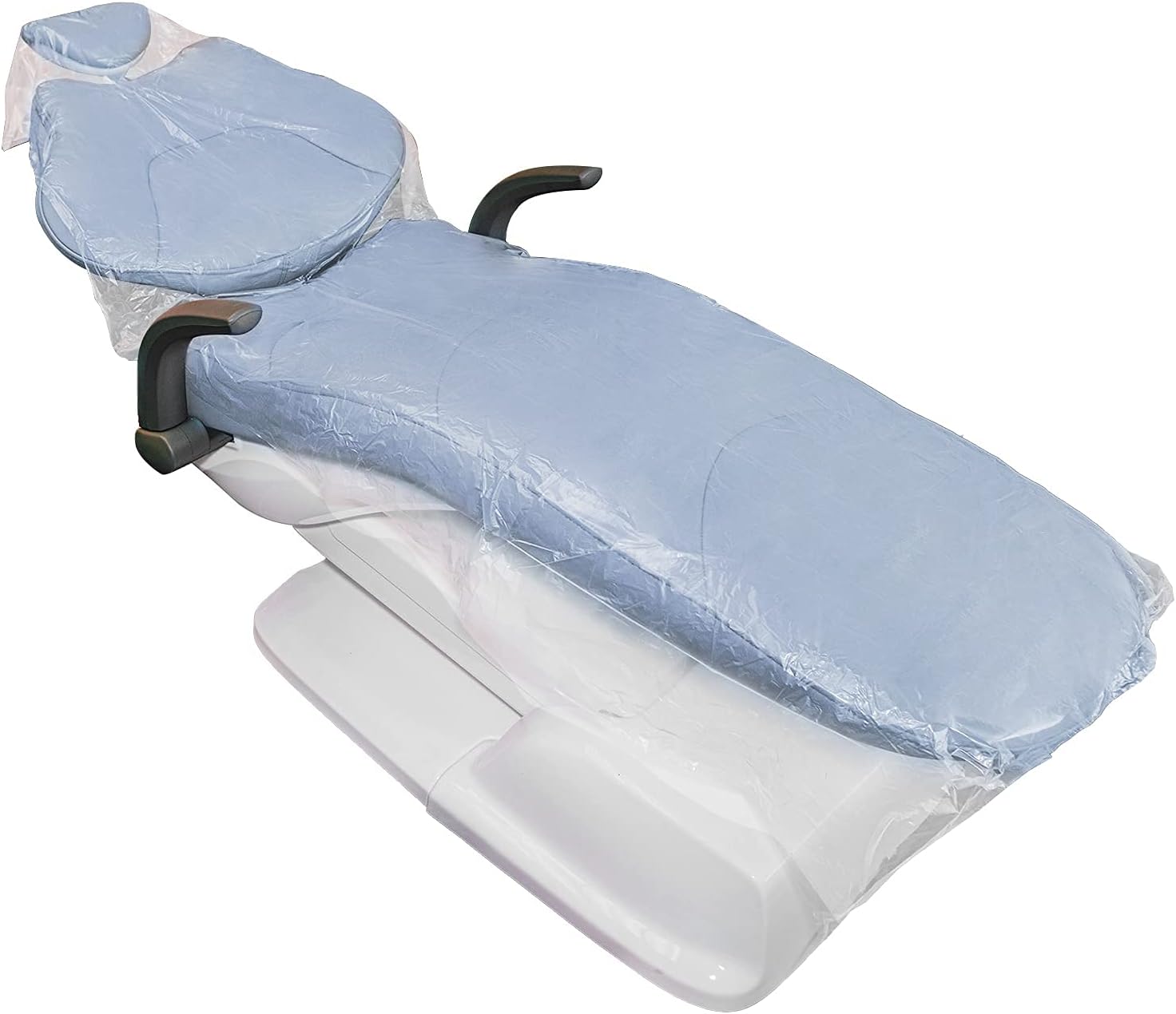 JMU 125Pcs Dental Full Chair Cover, 29" x 80" Disposable Clear Plastic Sleeve Protector