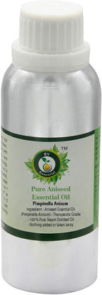 Aniseed Essential Oil | Pimpinella Anisum | Aniseed Oil | for Baking | Pure Aniseed Oil | for Cooking | 100% Pure Natural | Steam Distilled | Therapeutic Grade | 1250ml | 42oz by R V Essential