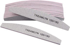 10 Pcs Rough Nail File 100/180 Grit, Heavy Duty Nail Files for Acrylic/Natural Nails, Emery Boards for Nails, Strong Finger Nail Filler, Coarse Nail File for Home and Salon Use