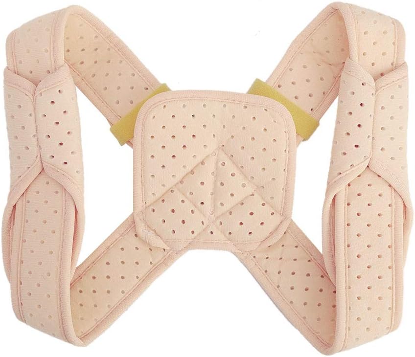 Agatige Clavicle Support, Kids Shoulder Belt Back Support Brace Prevent Humpback Adjustable Posture Corrector Back Brace for Boys and Girls - L