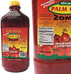 Praise Red Palm Oil, 2-Liters - Zomi