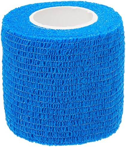 Cohesive Bandage, Blue 5cm x 4.5m Box of 6