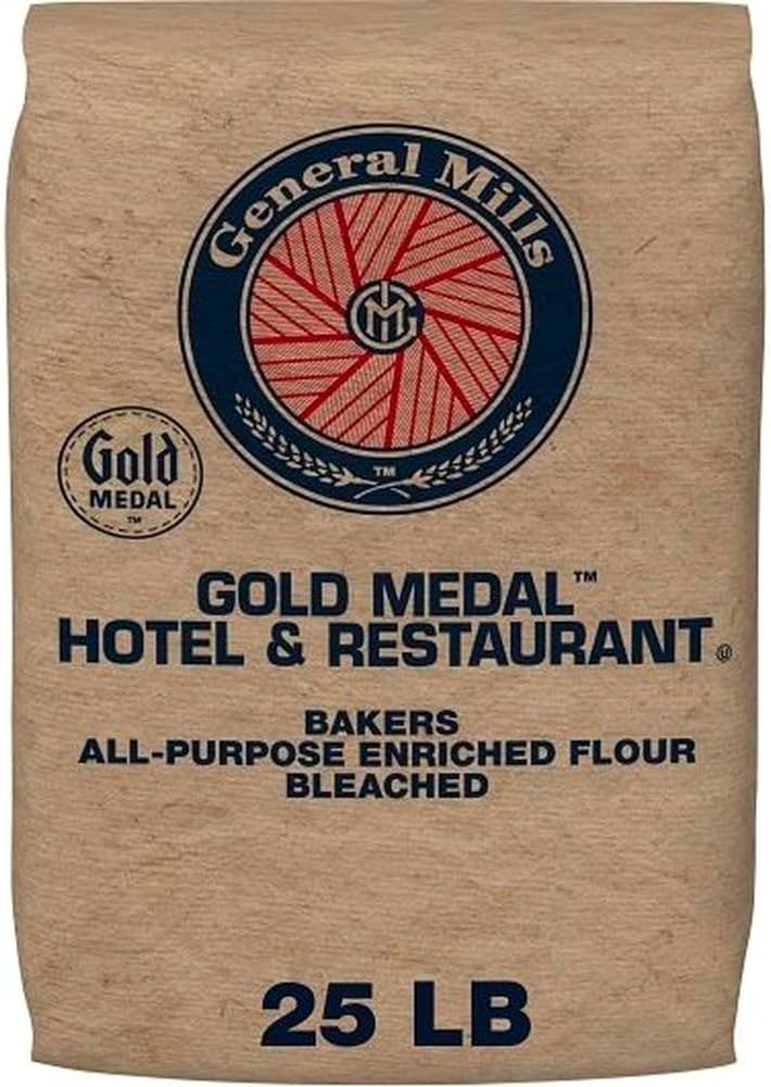 Gold MedalTM Hotel & Restaurant Bakers All-Purpose Flour Bleached Enriched Malted 25 lb