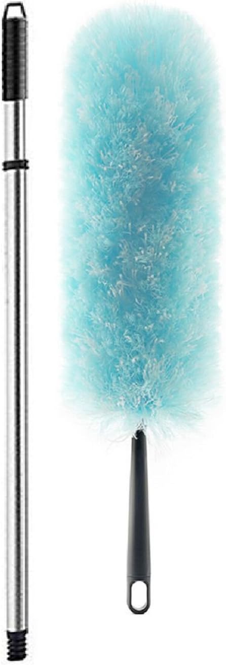 Fuller Brush 56040 Large Surface Duster with Handle – 52" for High-Reach Dusting – Reusable Dusting Tool for Blinds, Ceiling Fans & Multi-Surface Dusting (Duster with Handle)