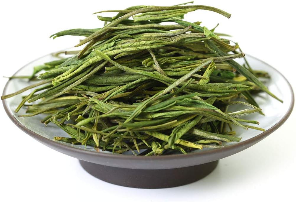 GOARTEA Mao Feng Green Tea - 100g / 3.5oz Premium Grade - Huangshan Maofeng Tea - Chinese Yellow Mountain Spring Loose Leaf